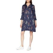 Navy floral shirt dress uk 8