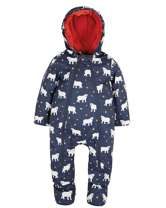 Polar bears navy onesie  3-6m (62-68cm)