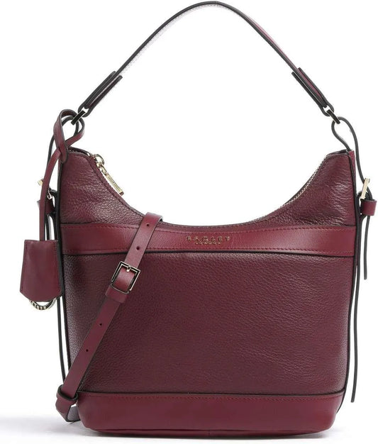 Burgundy saddle bag