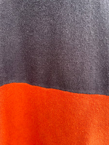 Navy&orange knitted top uk 6-8