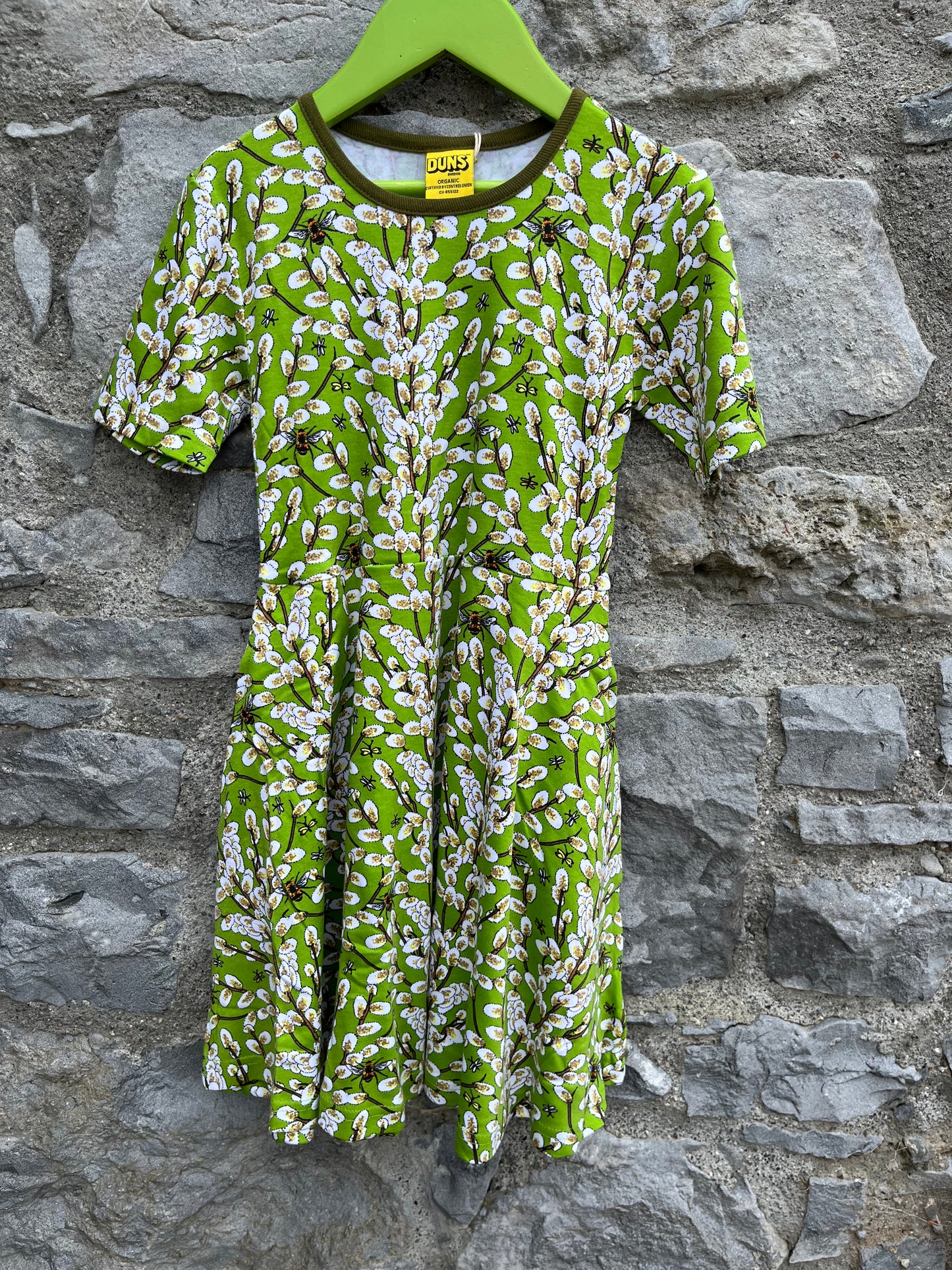 Green willow dress    5y (110cm)