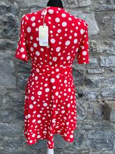 Load image into Gallery viewer, Spotty red dress uk 8
