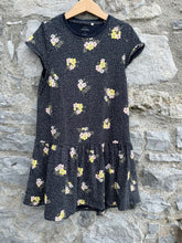 Load image into Gallery viewer, Navy floral dress   9y (134cm)
