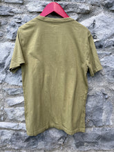 Load image into Gallery viewer, Khaki T-rex T-shirt  12-13y (152-158cm)
