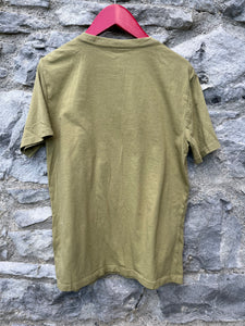 Khaki T-rex T-shirt  12-13y (152-158cm)