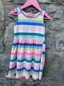 Colourful stripes dress  3-4y (98-104cm)