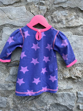 Load image into Gallery viewer, Purple stars dress   3-6m (62-68cm)
