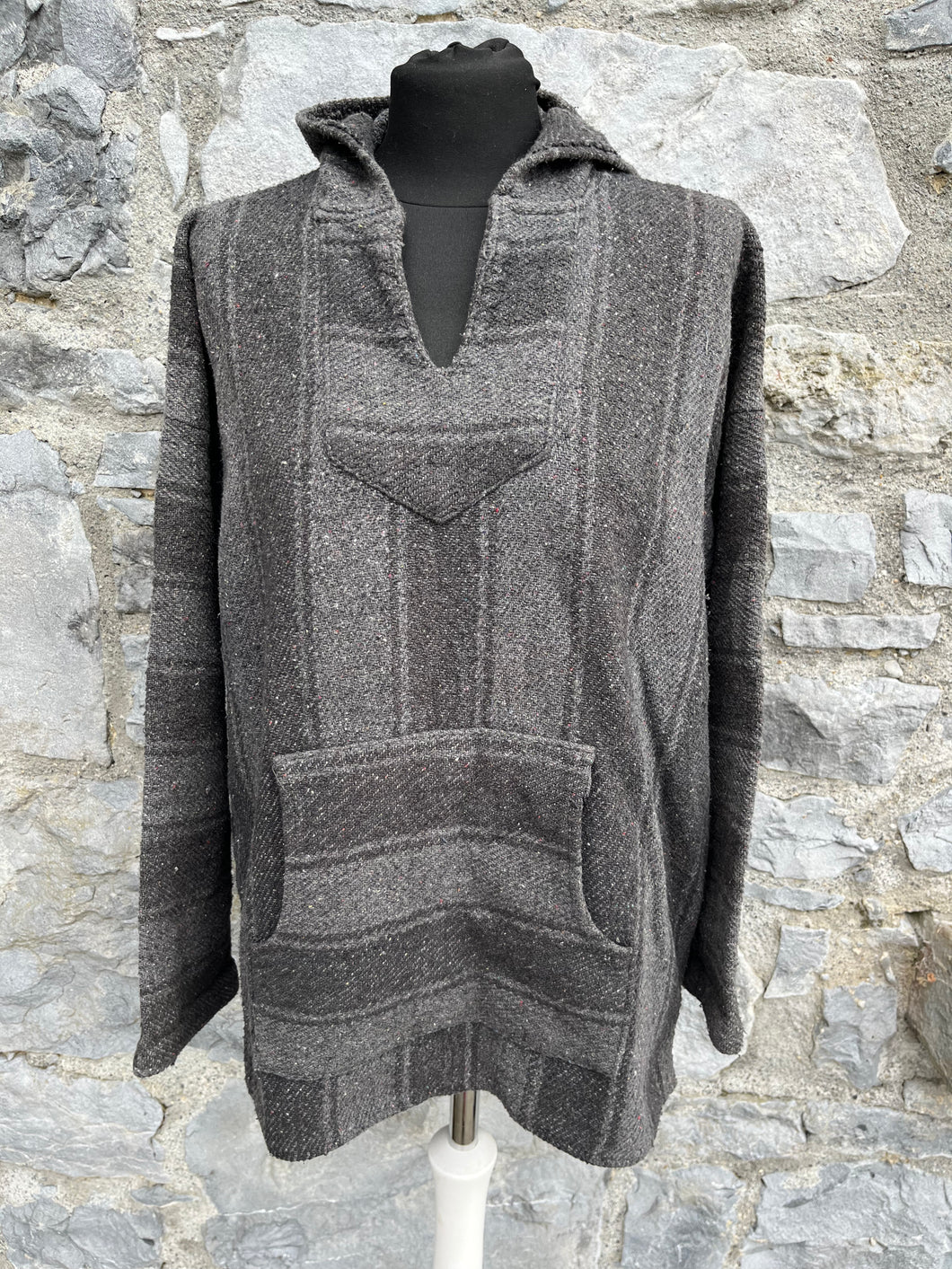 90s grey hoodie S/M