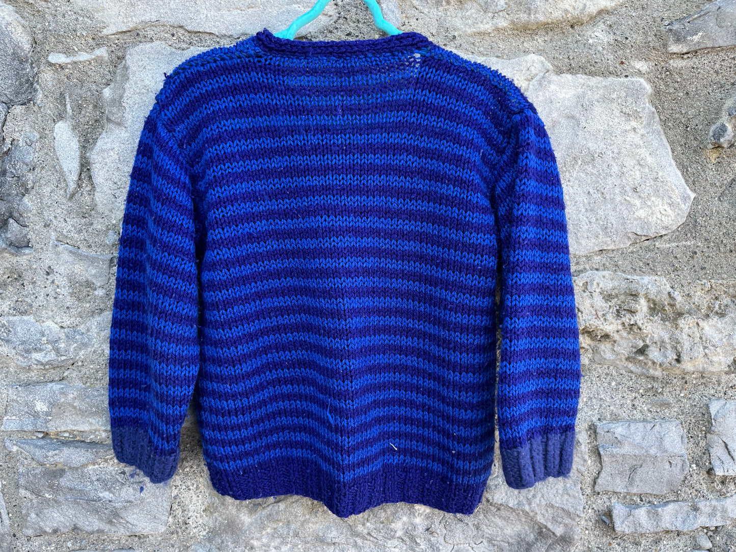 Blue&navy stripy jumper  3-4y (98-104cm)