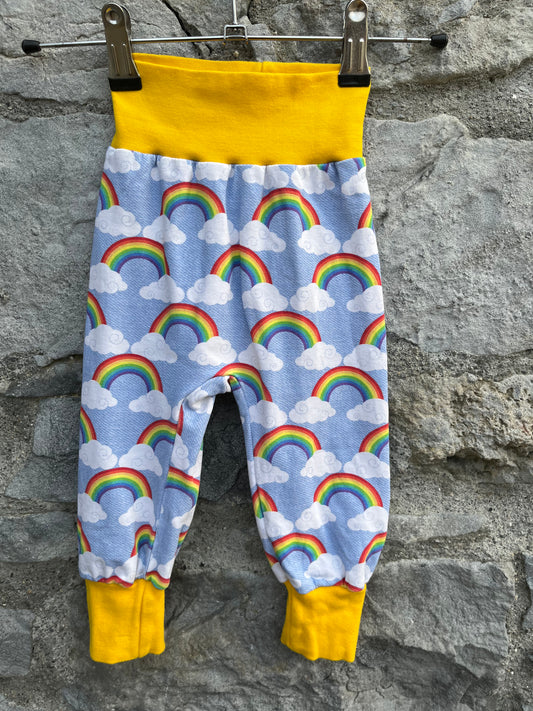 Rainbow blue pants  3-6m (62-68cm)