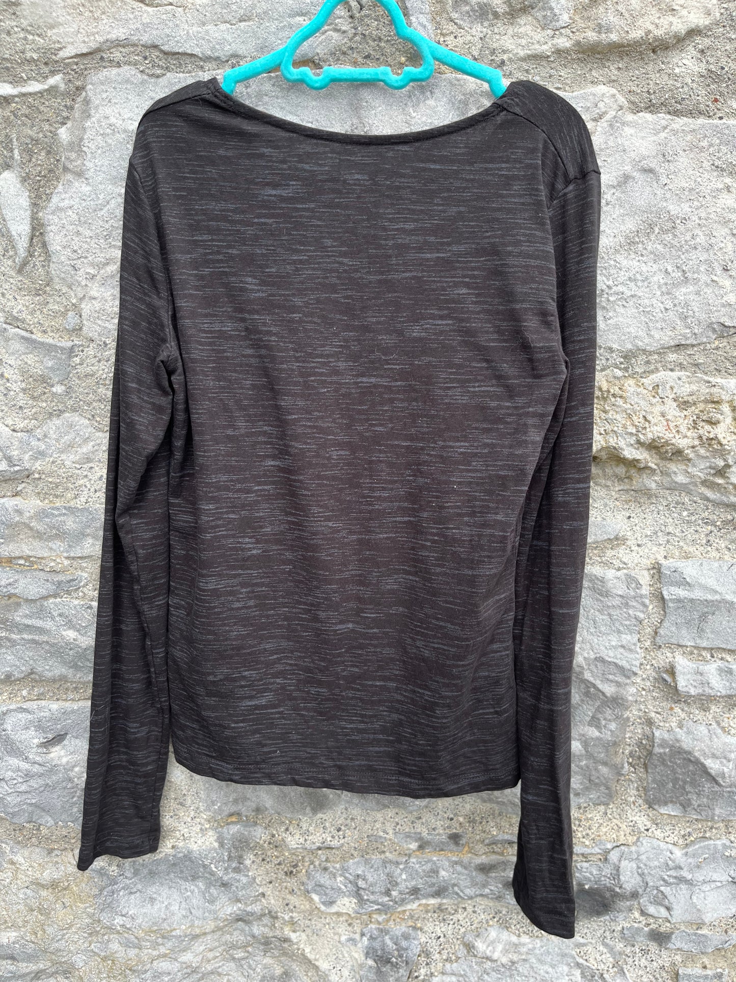 Charcoal melange top   11-12y (146-152cm)