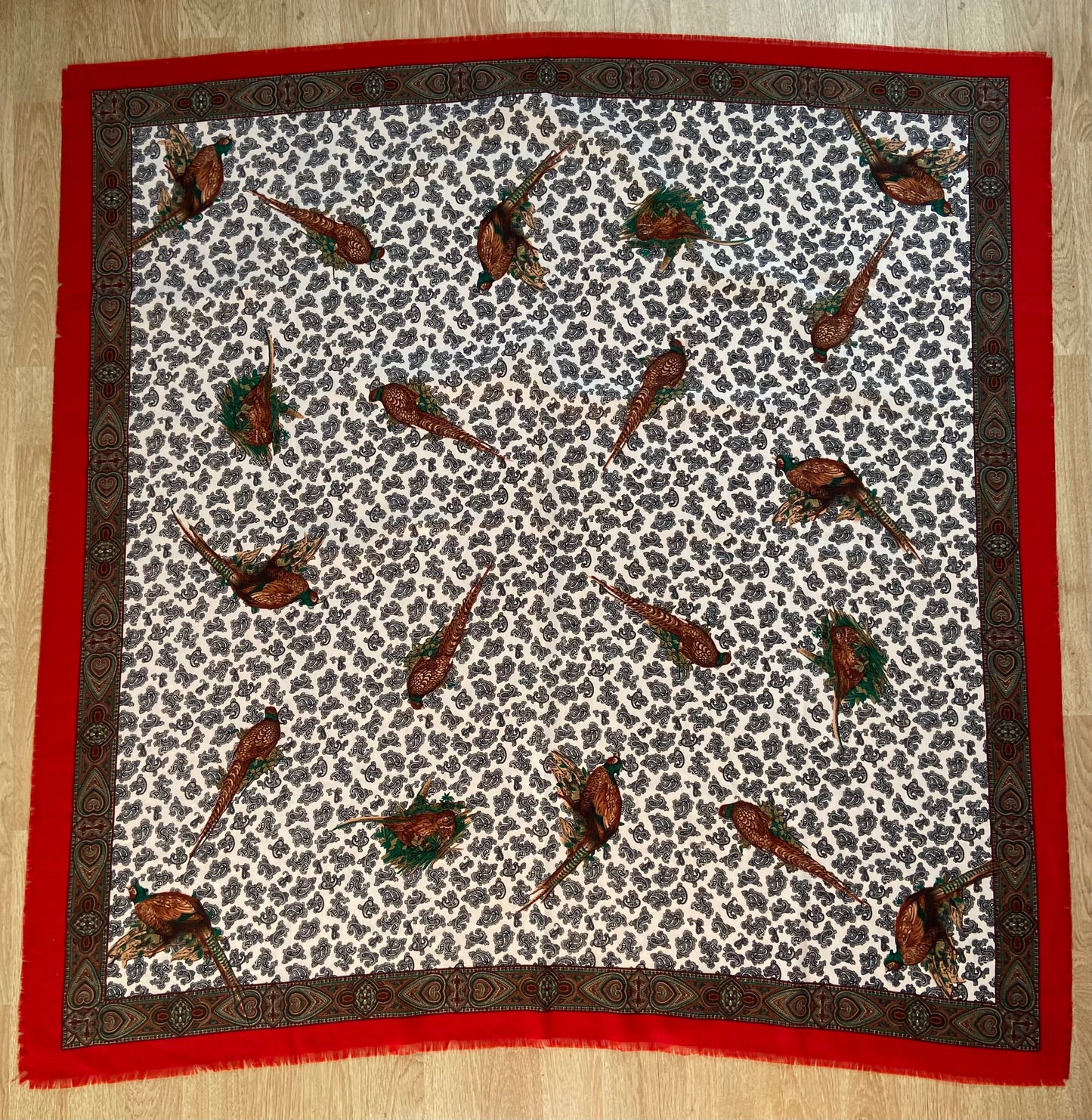 Pheasant scarf