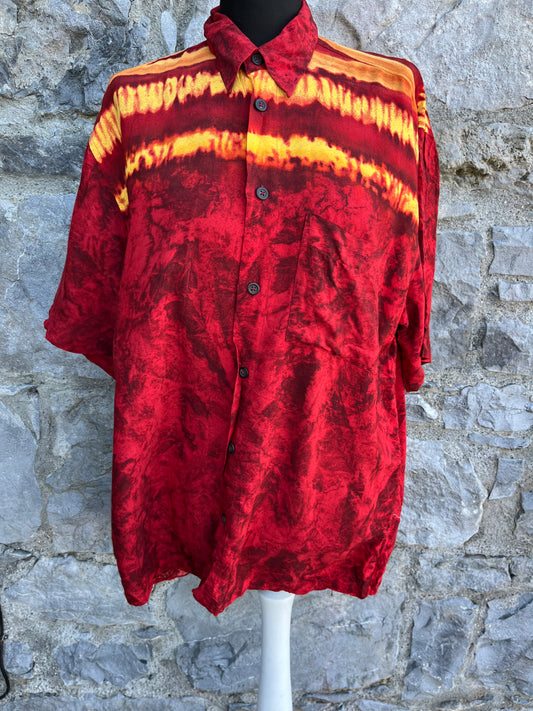 90's red shirt  S/M