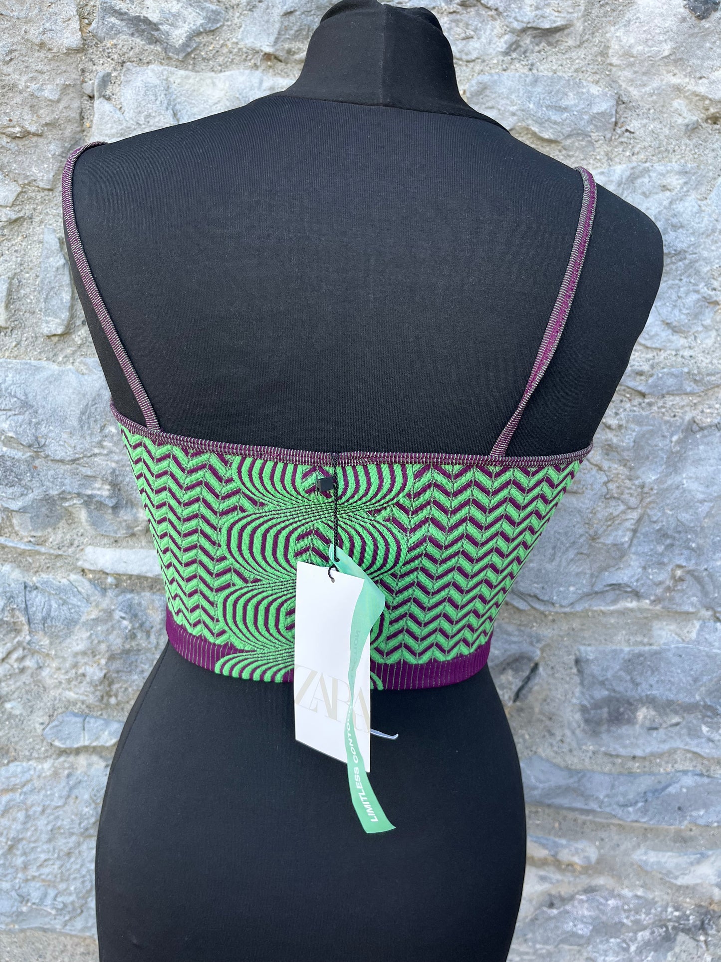 Psychedelic bandeau top uk 4-8