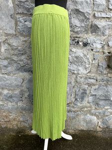Green knitted top&skirt uk 10-12