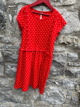 Load image into Gallery viewer, Red polka dots dress  10y (140cm)
