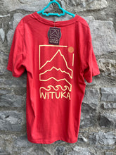 Load image into Gallery viewer, Mountain red T-shirt   12-14y (152-164cm)
