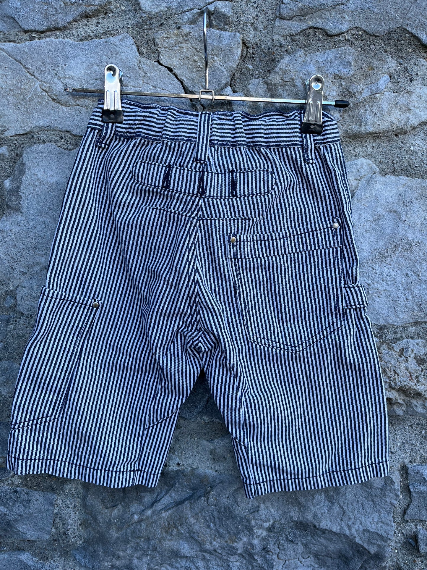 Stripy denim shorts   3-4y (98-104cm)