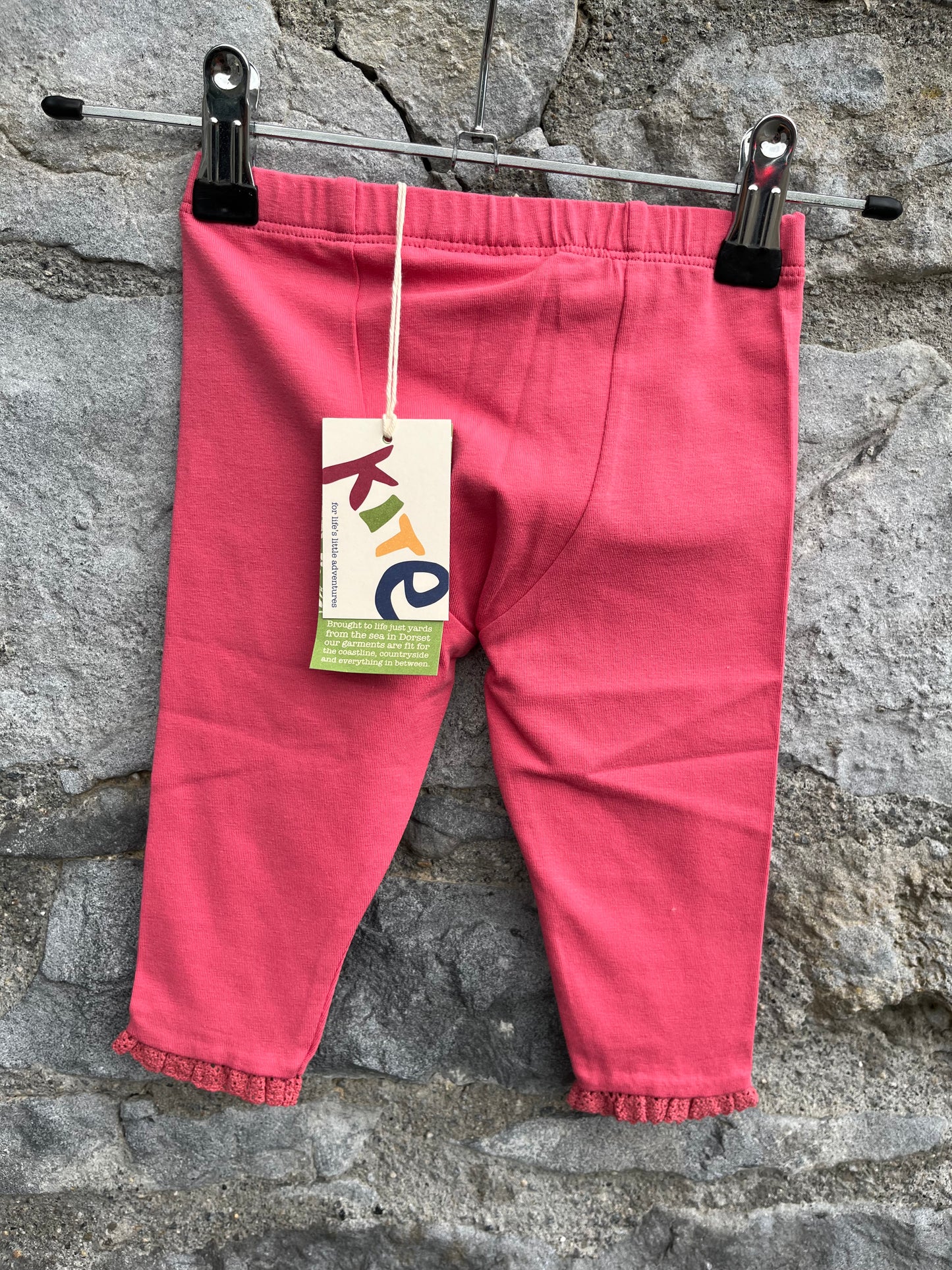 Pink leggings  6-9m (68-74cm)