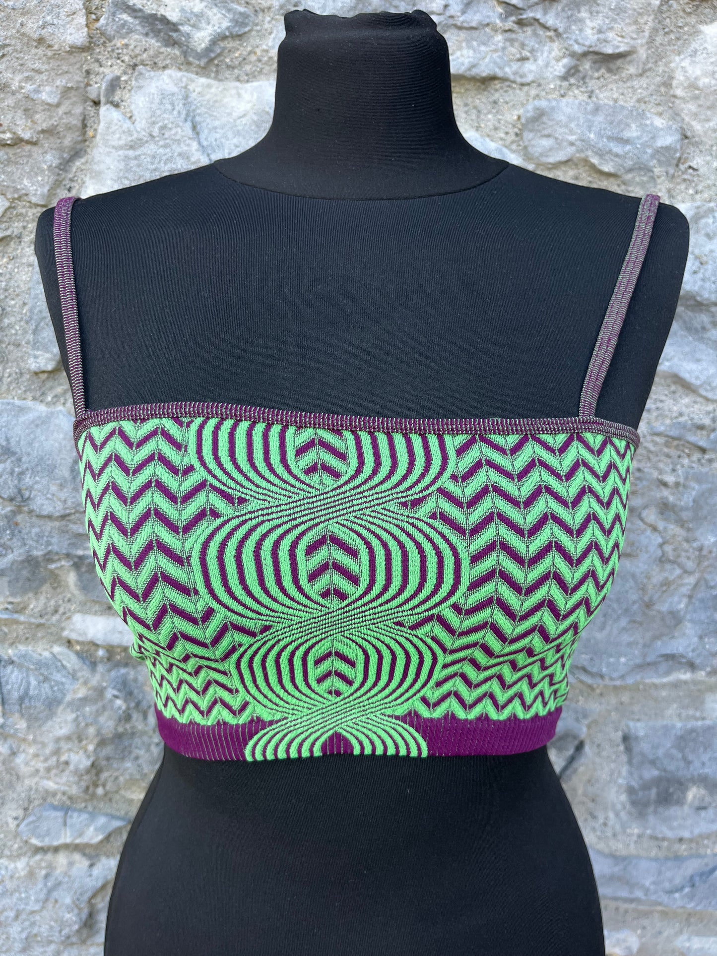 Psychedelic bandeau top uk 4-8