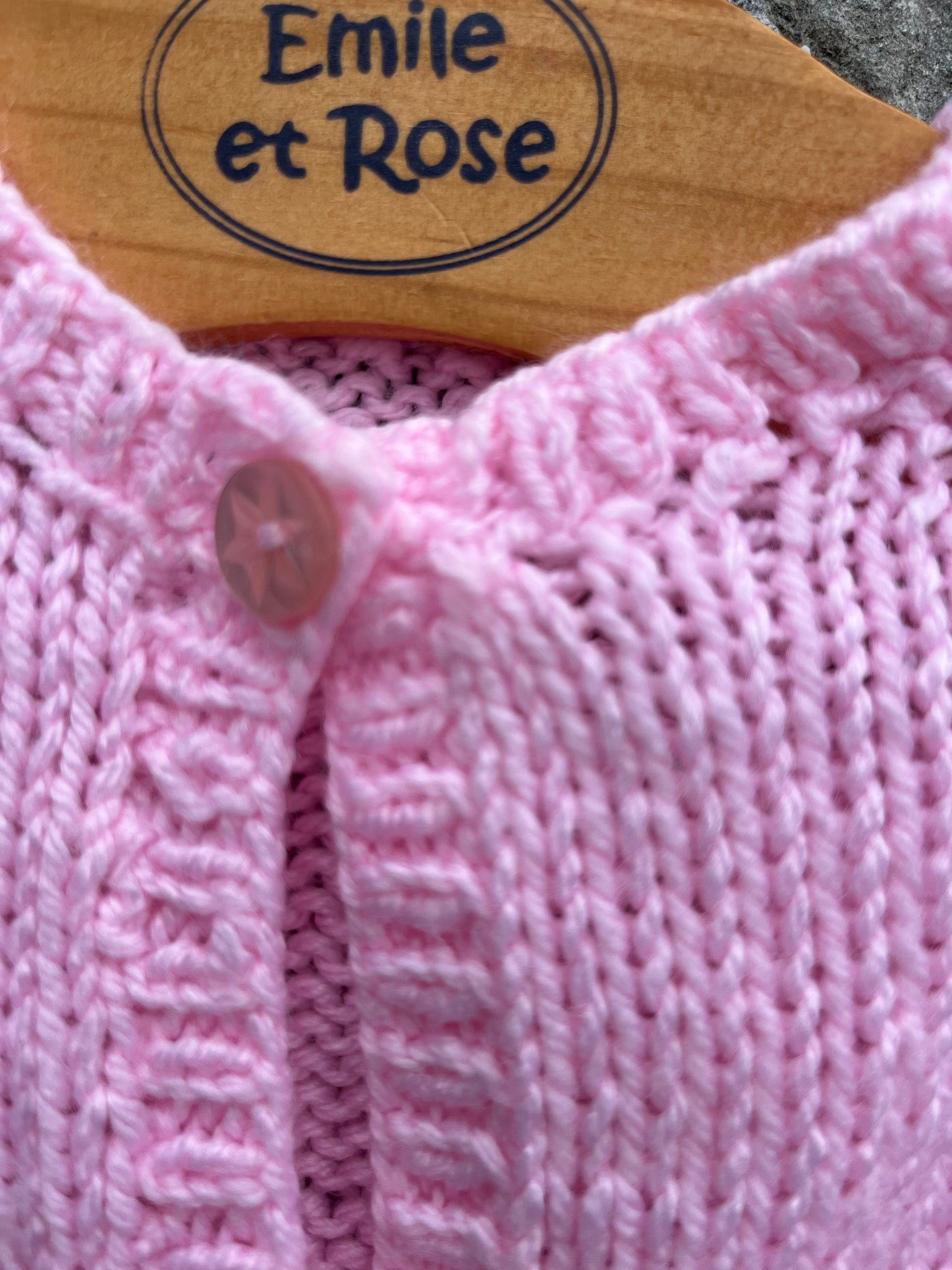 Pink cardigan  0-3m (56-62cm)