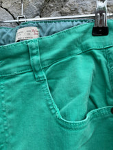 Load image into Gallery viewer, Green denim shorts  13-14y (158-164cm)

