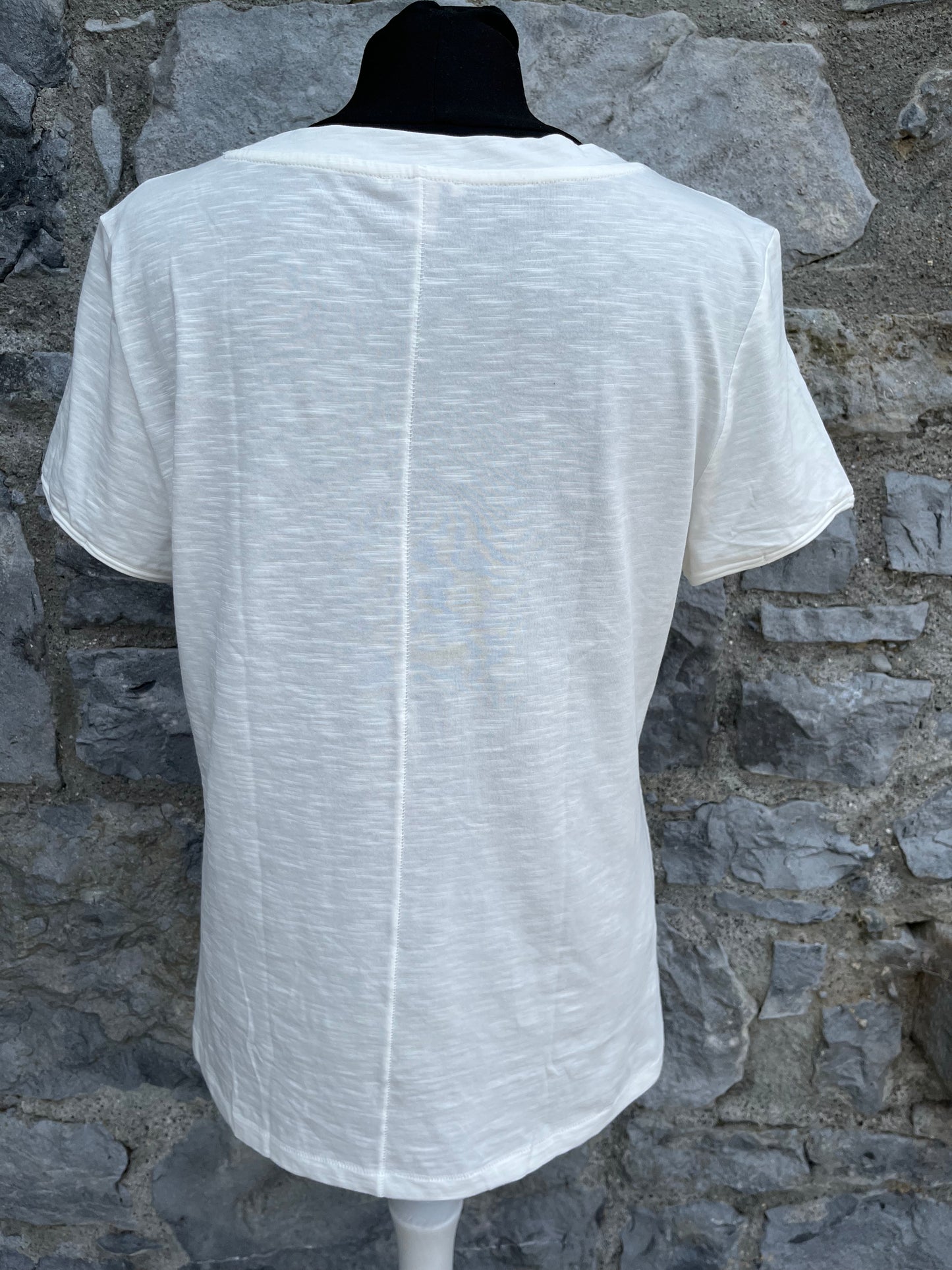 Shapes white T-shirt uk 12