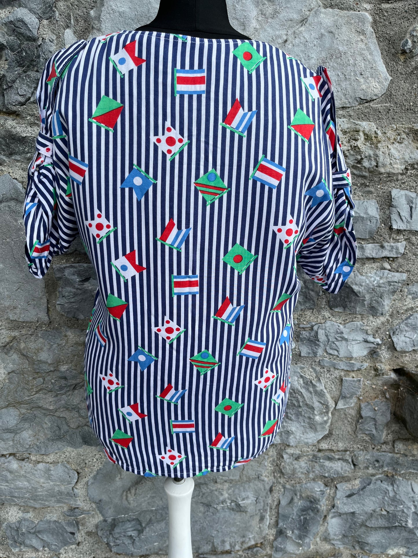 80s flags shirt uk 10-12