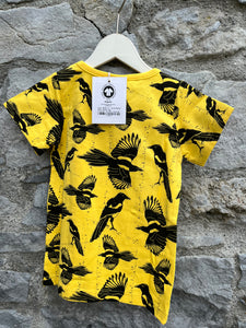 Yellow pica pica T-shirt  18-24m (86-92cm)