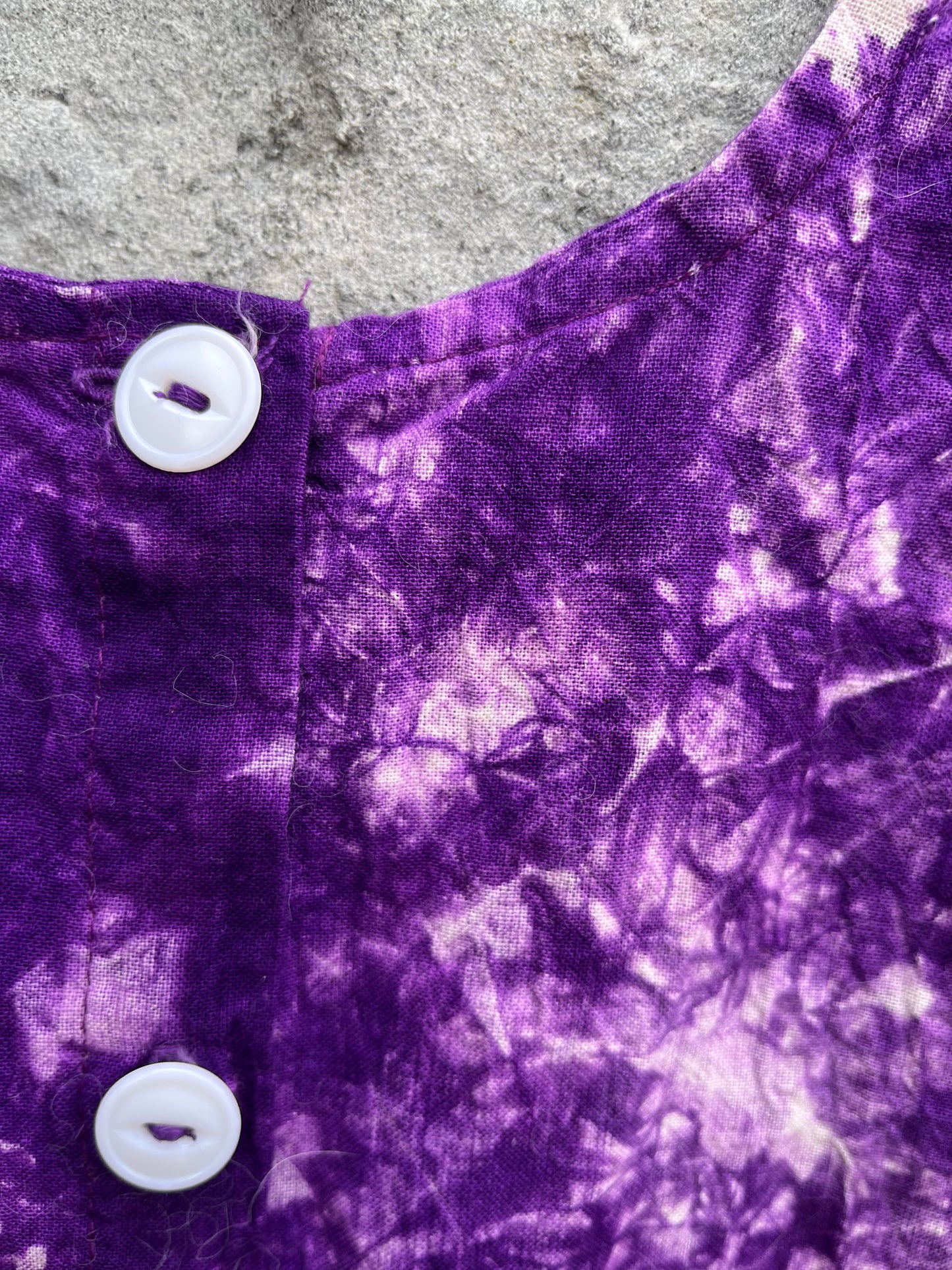 Purple tie dye dress  9-10y (134-140cm)