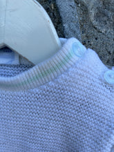 Load image into Gallery viewer, 80s white jumper   0-3m (56-62cm)
