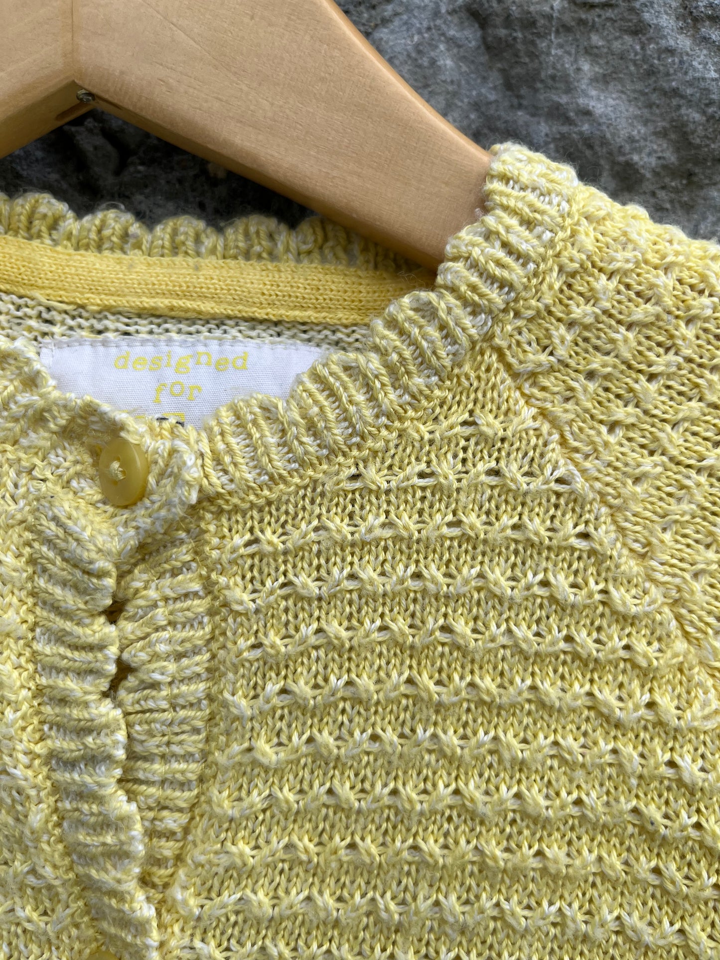 Yellow cardigan   6-9m (68-74cm)