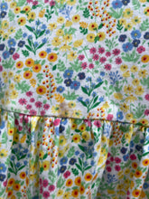 Load image into Gallery viewer, Colourful meadow dress   3-4y (98-104cm)
