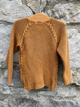 Load image into Gallery viewer, Brown cardigan  4-6m (62-68cm)
