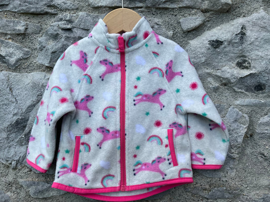 Unicorn fleece  9-12m (74-80cm)