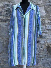 Load image into Gallery viewer, Long blue stripy shirt XL
