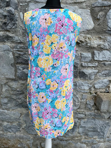 80s floral dress&shirt uk 8