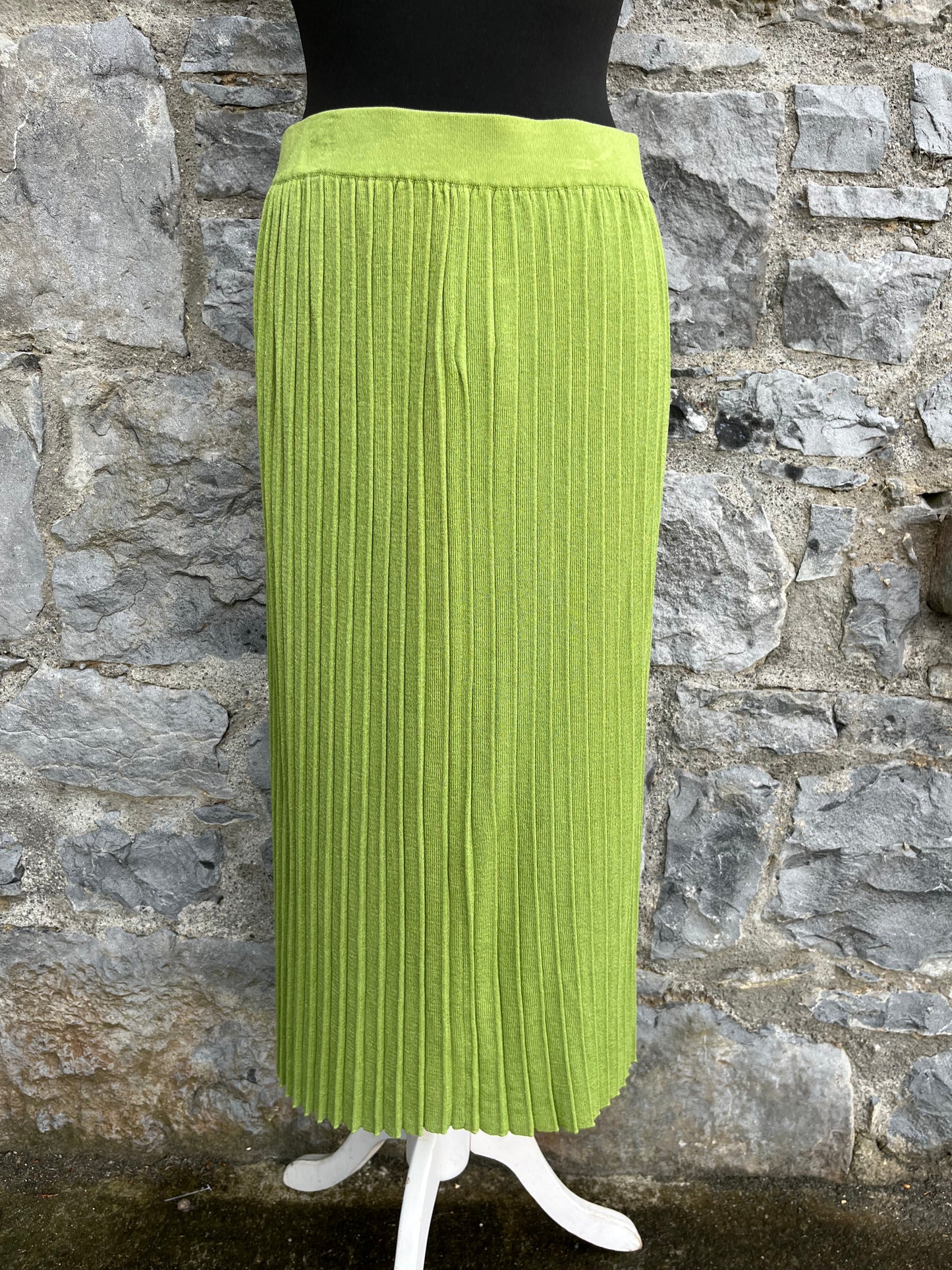 Green knitted top&skirt uk 10-12