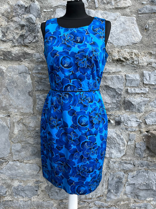 Blue floral dress uk 10