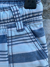 Load image into Gallery viewer, Blue stripy shorts  2-3y (92-98cm)
