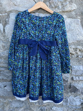 Load image into Gallery viewer, Blue floral dress   5-6y (110-116cm)

