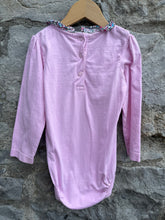 Load image into Gallery viewer, Elephant pinafore&amp;pink vest  18-24m (86-92cm)
