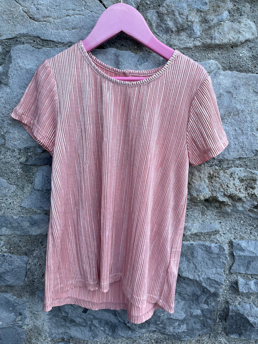 Pink shimmer top  9y (134cm)