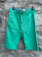 Load image into Gallery viewer, Green denim shorts  13-14y (158-164cm)

