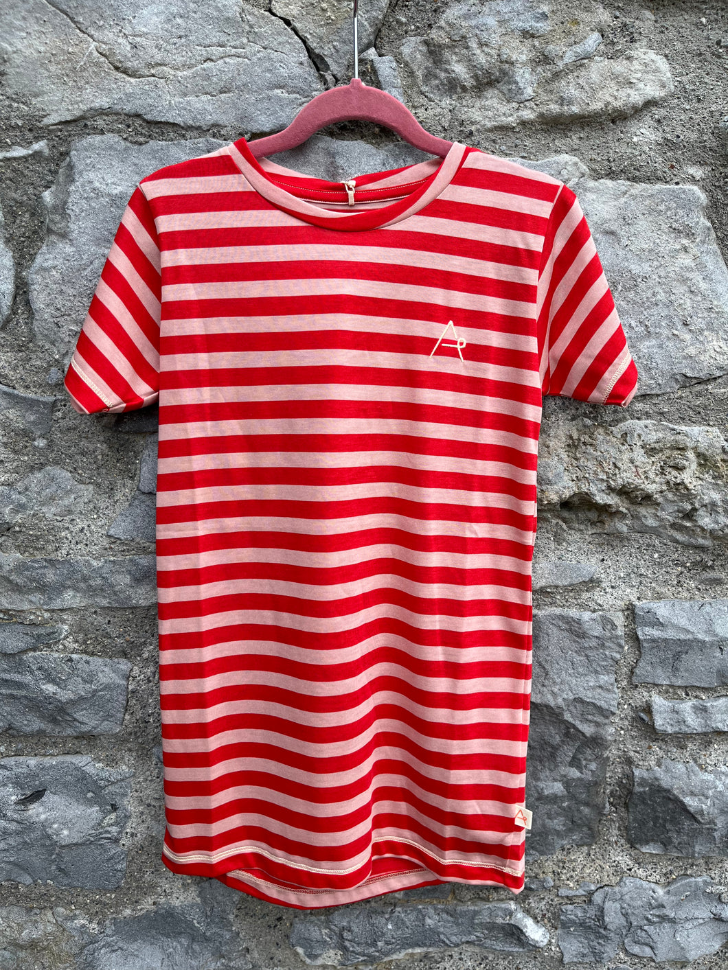 The Bell T-shirt, Red & Rose  11y (146cm)