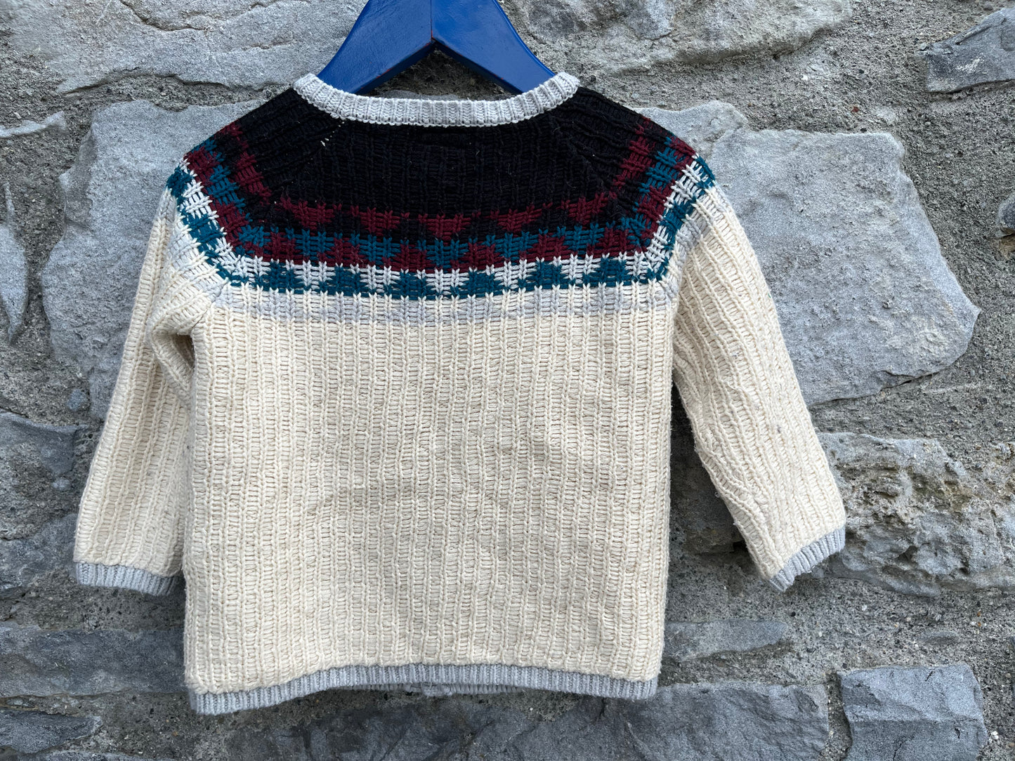 Nordic style beige cardigan  12-18m (80-86cm)