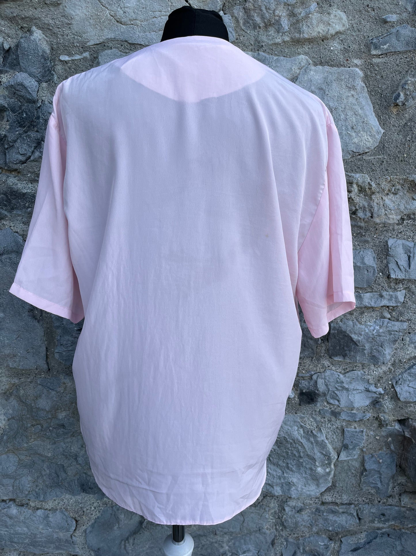 90s pink blouse uk 12-14