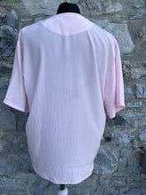 Load image into Gallery viewer, 90s pink blouse uk 12-14
