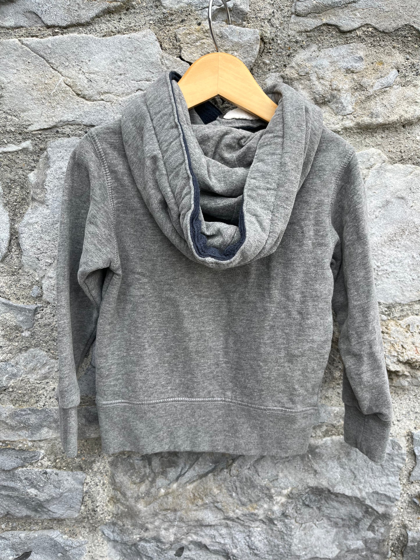 Grey Petrol hoodie  18-24m (86-92cm)