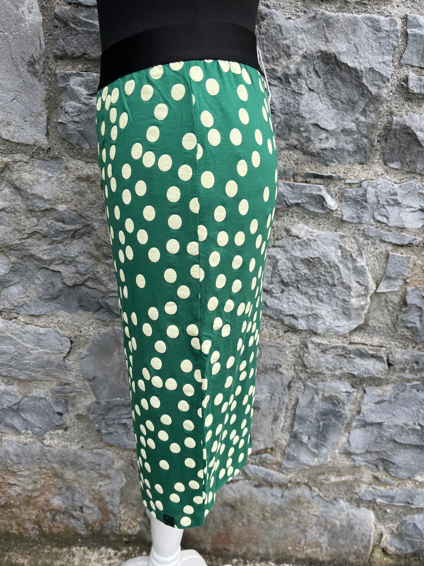 Green spotty skirt uk 8-10